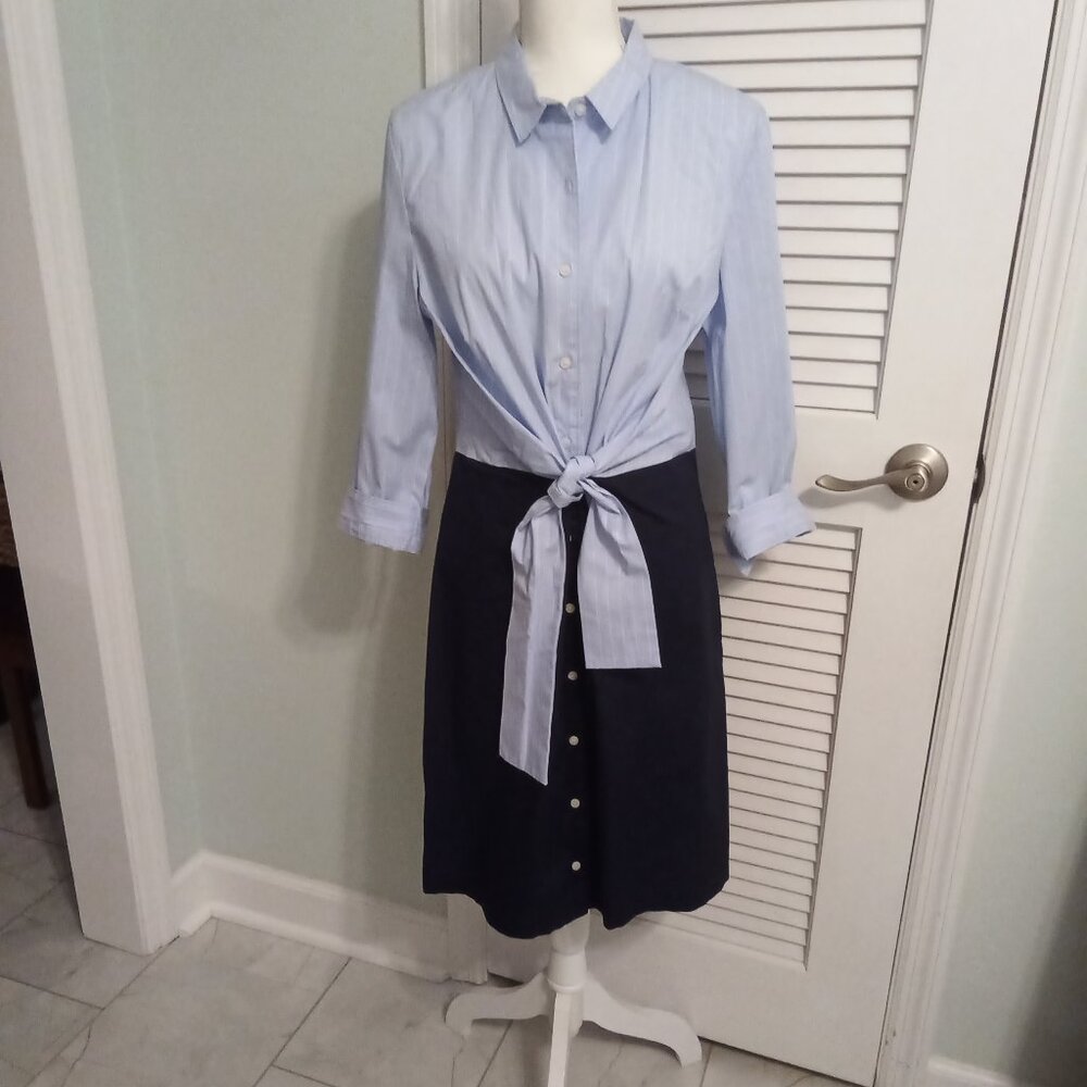 Oxford shirt dress by Tahari